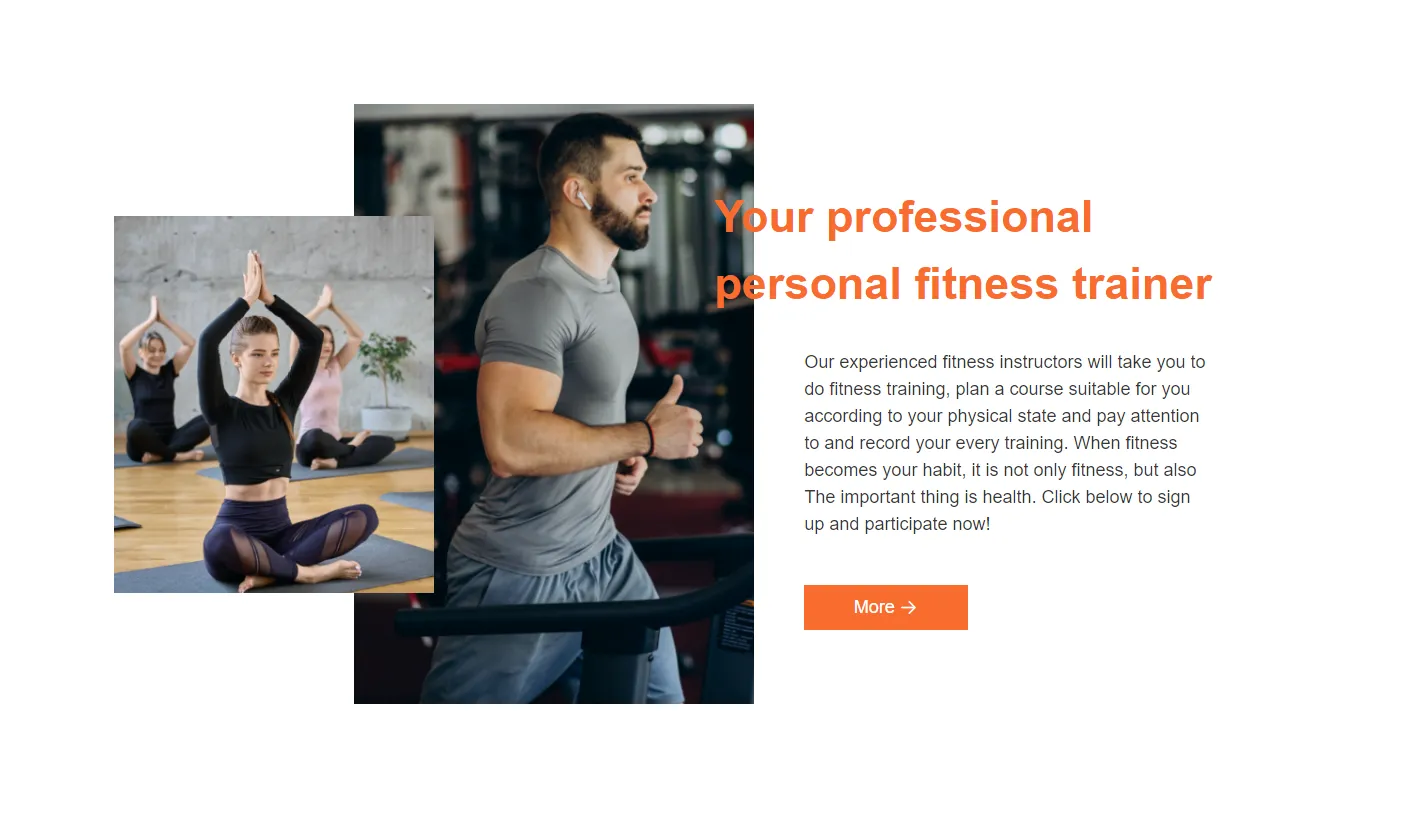 fitness website