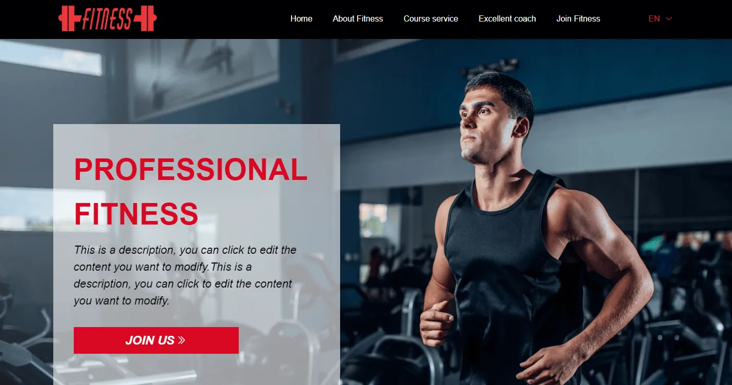 Fitness Website